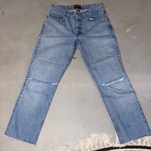 Thrifted straight leg jeans